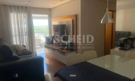 Apartamento para locação de 80,00m² útil, com 3 quartos, na chácara santo antônio.