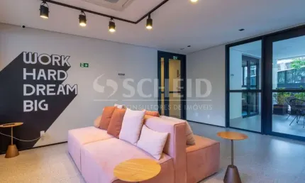 Apartamento á Venda no Campo Belo com 40m², 1 quarto sendo 1 suíte.