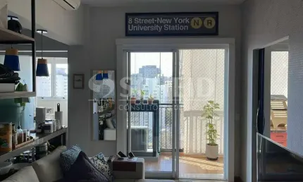 Apartamento mobiliado à venda no Condomínio Diogo Home Boutique de 48m² com 01 suíte e 01 vaga