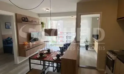 Apartamento a venda, 1 quarto, 1 banheiro, 1 vaga, 38,60 m² localizado na vila andrade