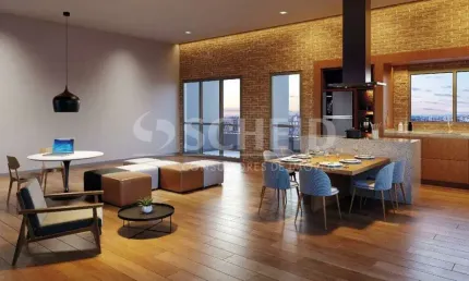 Apartamento Alto da Boa Vista 61m², 2 quartos, 1 suíte, sala, cozinha, lavabo, terraço, 1 vaga.