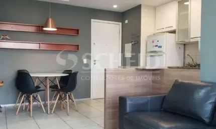 Apartamento com 1 quarto para alugar na Rua Sansão Alves dos Santos, --, Brooklin, São Paulo