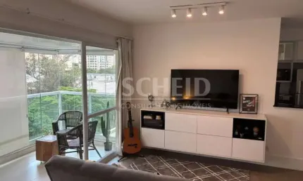 Apartamento para locação de 50,00m² útil, com 1 quarto e 1 vaga, no brooklin.
