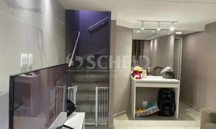 Sobrado a venda de 80,00m² útil, com 2 quartos e 1 vaga, no jardim sabará.