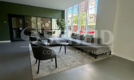 Apartamento estilo studio, para locação,  TOTALMENTE MOBILIADO, 29 mts de área útil, 1 dormitório