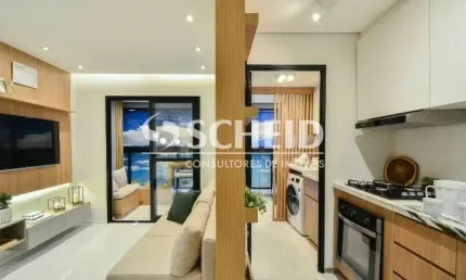 Vende-se apartamento 2 dormitórios (1 suíte) - 57,35m² - aclimação