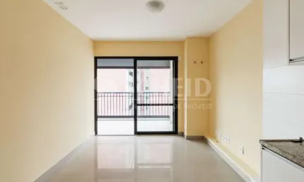 Apartamento para locação no centro / bela vista. novo, 1 dormitório, sala com varanda.