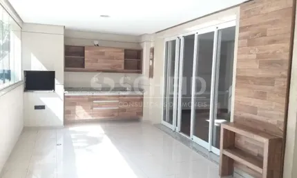 Apartamento para locação ,com sacada , com146 m² ,3  suítes, 03 vagas .