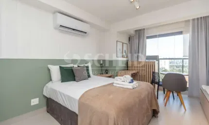 Apartamento á venda no alto da boa vista com 25m², 1 quartos.