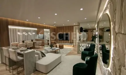 Apartamento a venda no brooklin com 138m2, 4 dorms sendo 2 suítes 3 vagas