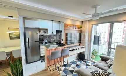 Apartamento á venda na vila santa catarina com 50m², 2 quartos, 1 vaga.
