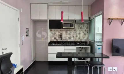 Apartamento com 1 quarto para alugar na Avenida Padre Antônio José dos Santos, --, Brooklin, São Paulo