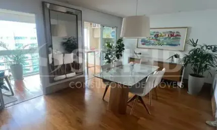 Apartamento de 140m² com 3 suítes e 2 vagas para alugar na vila olímpia