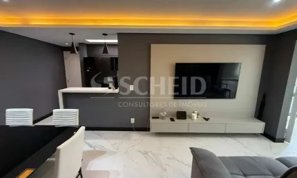Apto 80m 3 dorms c/suíte - 2 vagas - varanda c/ churrasqueira - fino acabamento