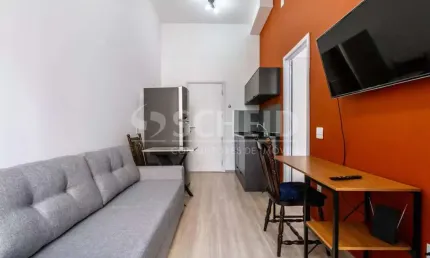 Studio para locação de 35m², 1 quarto, sem vaga, versa brooklin, próximo metro borba gato e brooklin