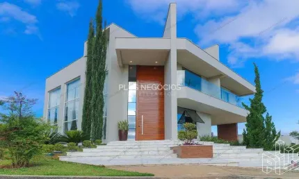 Casa à venda no alphaville 3: 3 suítes, piscina, sala de cinema, área gourmet e 4 vagas, votorantim