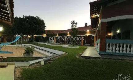 Chácara à Venda na Zona Rural de Porto Feliz - 12 Dormitórios, Ampla Área Verde e Estrutura Complet