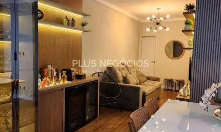 Apartamento de alto padrão – 3 dormitórios sendo uma suíte com planejados, próximo ao shopping igua