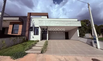 Casa térrea moderna à venda no Condomínio Flores, um dos condomínios mais bem localizados da cidade