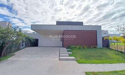 Casa nova para venda e locação 4 suites área gourmet com piscina, Alphaville Nova Esplanada 3, Voto