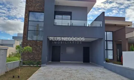 Sobrado à Venda no Condomínio Villagio Wanel em Sorocaba – 3 Suítes, Piscina, Escritório e Permuta