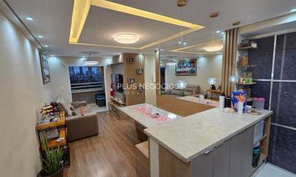 Apartamento em andar alto com 3 dormitórios, varanda gourmet e planejados – pacote R$ 3.400