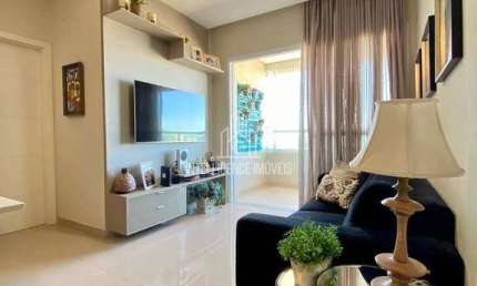 Apartamento à venda  com 3 quartos com 2 suítes, andar alto em 100m² com móveis planejados, Edifíci
