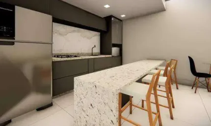 Apartamento à venda, 2 quartos, 1 suíte, 2 vagas, santa monica - uberlandia/mg