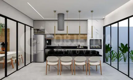 Linda Casa Nova a venda no Bairro Jardim Botânico em Uberlândia: Projeto Moderno, Acabamento de Qualidade e Localização Privilegiada!