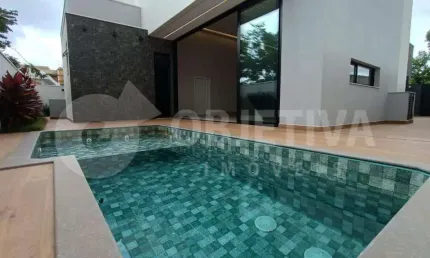 Excelente casa térrea a venda no Condomínio ARTS em Uberlândia