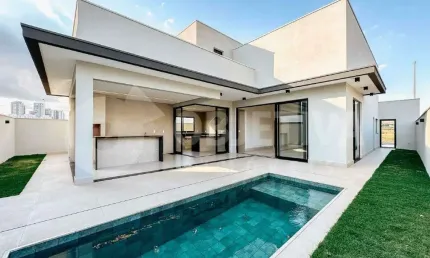Belíssima casa térrea no Condomínio de alto padrão no setor sul de Uberlandia terras Altas