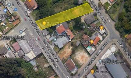 Excelente terreno COMERCIAL com 2 frentes  com 1314 m²  - Centro - Alm. Tamandaré