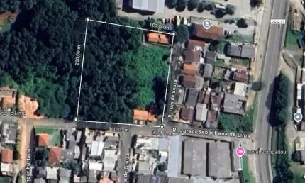 Excelente terreno de esquina, com 5 casas locadas - Roça Grande - Colombo