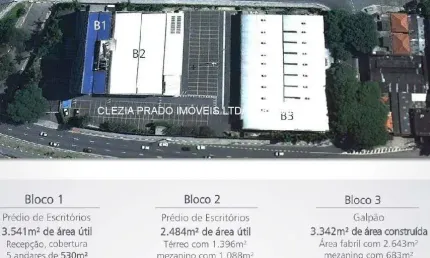 Barracão / Galpão / Depósito para alugar no Jurubatuba, São Paulo , 9991 m2 por R$ 258.910