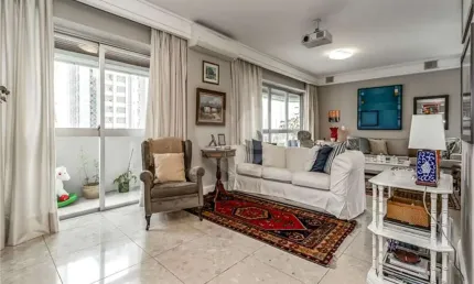 Apartamento com 3 quartos à venda na Alameda dos Arapanés, --, Moema, São Paulo