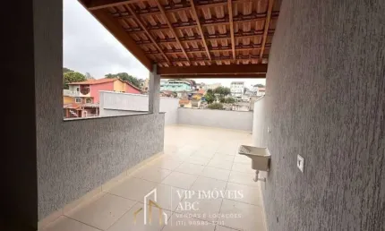 Cobertura do bairro jardim ana maria por apenas r$400.000,00 - santo andré