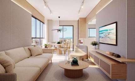 Apartamento com 2 dormitórios à venda, 79 m² por R$ 1.315.012,62 - Balneário - Florianópolis/SC