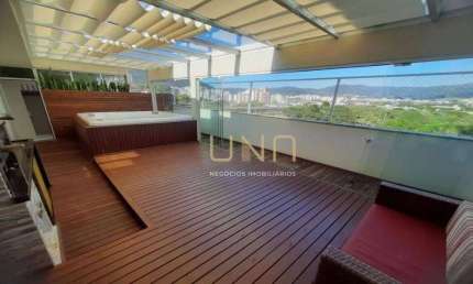 Cobertura com 2 dormitórios à venda, 108 m² por R$ 1.170.000,00 - Itacorubi - Florianópolis/SC