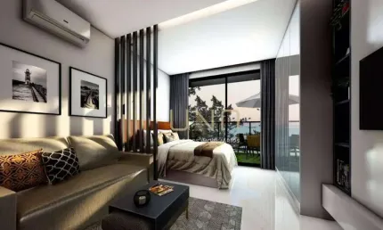 Apartamento com 1 dormitório à venda, 32 m² por r$ 430.000,00 - cacupé - florianópolis/sc
