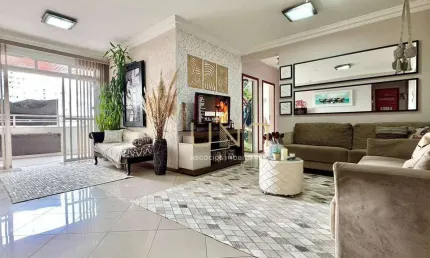 Apartamento EXCLUSIVO UNA com 3 dormitórios à venda, 128 m² por R$ 890.000 - Campinas - São José/SC