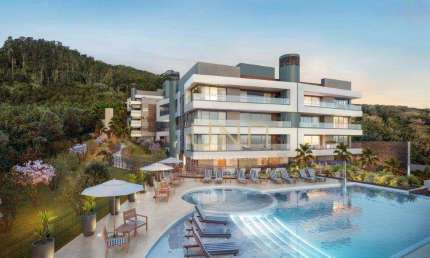 Apartamento alto padrão com 3 suítes e 2 vagas de garagem no bairro Cacupé/Florianópolis.