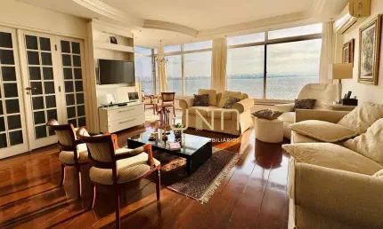 Apartamento triplex com 4 dormitórios à venda, 433 m² por r$ 6.000.000,00 - centro - florianópolis/sc