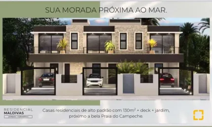 Casa no bairro Campeche em Florianópolis - 3 dormitórios - FINANCIÁVEL