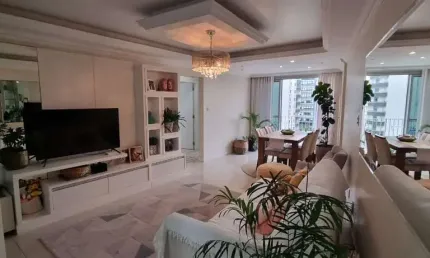 LINDO APTO DE 3 DORM. COM SUITE, ANDAR ALTO NO CENTRO DE FLORIANOPOLIS