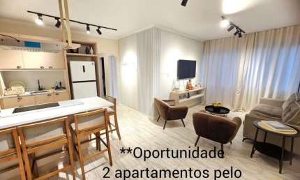Imovel a venda com 2 apartamentos reformados e mobiliados no Centro