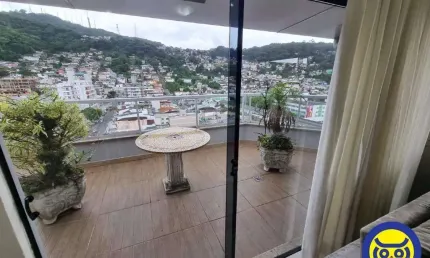 Cobertura duplex com 3 dormitórios, 1 vaga livre, à venda, Centro, Fpolis