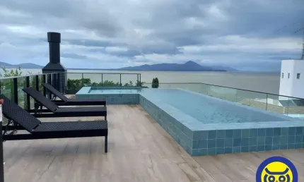 Studio à venda com 37m2, sacada - 1 vaga - bairro Coqueiros / Fpolis - SC
