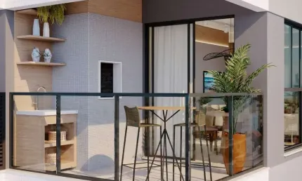 Apartamento 2 suítes - em construção - 1 vaga - bairro estreito - florianópolis / sc