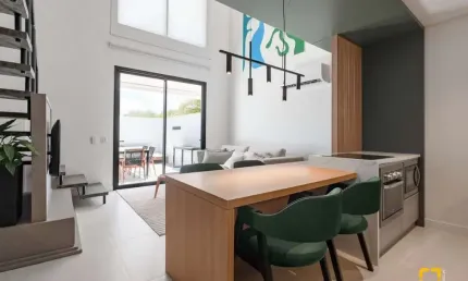 Loft mobiliado à venda - 1 suíte, 1 vaga, hobby box e pátio privativo | santo antônio de lisboa sc