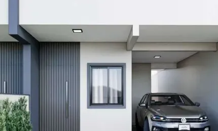 Casa nova com 3 dormitórios, sendo 1 suíte, 2 vagas, no sertão do maruim - nova são josé/sc